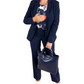 💼✨ Elegancki Komplet Damski (Marynarka, Bluzka, Spodnie) – Profesjonalny i Wygodny | S–5XL 👠