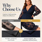 👗✨ Wieczorowa sukienka maxi z koronką, głębokim dekoltem w kształcie litery V, przezroczystymi rękawami i elastyczną talią — czarna, czerwona, granatowa — rozmiary L–4XL 👗