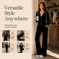 Women's Velvet Zip-Up Hoodie & Flared Pants Set