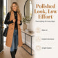 Women's Chic Sleeveless Open Front Longline Jacket