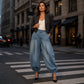 Women's Loose Harem Denim Pants