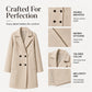 Women's Double Breasted Woolen Coat