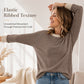 Women's Casual Knit Crewneck Pullover Top