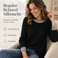 Women's Casual Knit Crewneck Pullover Top