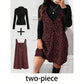 Flattering Layered Leopard Set