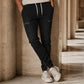 👖✨Bestseller - Denimowe joggersy o slim fit z elastyczną talią – łatwy styl zakładania i czysty, zwężany wygląd do codziennego noszenia