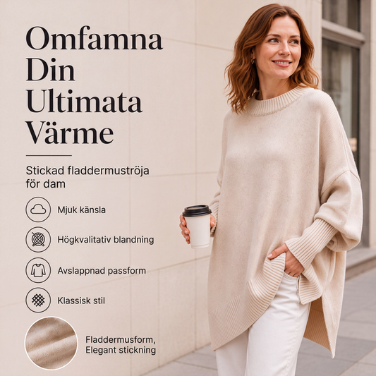❤️✨ Sweter z dzianiny z okrągłym dekoltem i rękawami w kolorze liliowym, o luźnym kroju, miękki i elegancki — 12 kolorów, rozmiary S–4XL 🌿
