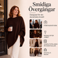 Tröja med rund hals i stora storlekar för kvinnor