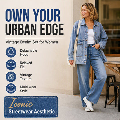 Women's Classic Oversized Denim Jacket