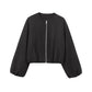 Women's Casual Zip Up Crop Jacket