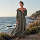 ⌛Limited-Time Offer-👗✨Women's Casual Off-Shoulder Maxi Dress