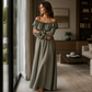 ⌛Limited-Time Offer-👗✨Women's Casual Off-Shoulder Maxi Dress