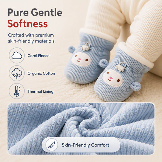 👕 👶❄️ Baba Téli Meleg Cipő – Puha, Kényelmes & Csúszásgátló | 1+1 INGYEN 🎁