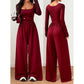 🚨 24-Hour Deal! Don’t Miss Out 💨Women's Casual Square Neck Wide-Leg Jumpsuit