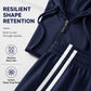 Women's Striped Zip-Up Hoodie & Pants Set