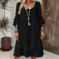 Women's Summer Loose Ruffle Sleeve Dress