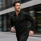 Men's Long Sleeve Half-Zip T-Shirt