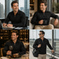 Men's Long Sleeve Half-Zip T-Shirt