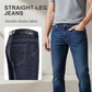 Men's Warm Lined Straight-Leg Jeans