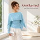Cooling Cape Knit Top