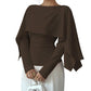 Cooling Cape Knit Top