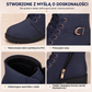 👢✨ Antypoślizgowe Botki Damskie na Grubym Obcasie – Wygodne, z Zamkiem | 36–43 🤎