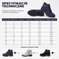 👢✨ Antypoślizgowe Botki Damskie na Grubym Obcasie – Wygodne, z Zamkiem | 36–43 🤎