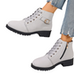 👢✨ Antypoślizgowe Botki Damskie na Grubym Obcasie – Wygodne, z Zamkiem | 36–43 🤎