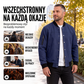 ✈️🔥 Elegancka Męska Kurtka Bomberka z Zamszu – Wygodna i Stylowa | S–3XL 🖤