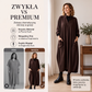 👗✨ Damska Luźna Sukienka z Drapowaniem – Wygodna, z Kieszeniami | S–3XL 🌺