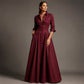 👗✨ Długa Sukienka Damska z Kołnierzykiem – Elegancka, na Guziki, z Kieszeniami | S–2XL 🌿