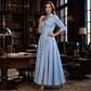 👗✨ Długa Sukienka Damska z Kołnierzykiem – Elegancka, na Guziki, z Kieszeniami | S–2XL 🌿