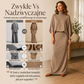 👗✨ Elegancki Zestaw Damski (Bluzka Nietoperz + Spódnica Maxi) – Wygodny i Stylowy | S–2XL 🍷