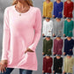 👚🌿 Damska Koszulka z Długim Rękawem – Oversize, Wygodna, z Kieszeniami | M–5XL🌟