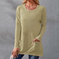 👚🌿 Damska Koszulka z Długim Rękawem – Oversize, Wygodna, z Kieszeniami | M–5XL🌟