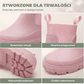 👢✨ Damskie wodoodporne, antypoślizgowe kalosze sięgające do połowy łydki – z PVC, z grubą podeszwą, z dzianinowym wykończeniem, zapewniające wygodę w deszczowe dni🌧️