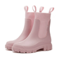 👢✨ Damskie wodoodporne, antypoślizgowe kalosze sięgające do połowy łydki – z PVC, z grubą podeszwą, z dzianinowym wykończeniem, zapewniające wygodę w deszczowe dni🌧️