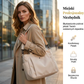 🛍️✨ Duża damska torba typu tote z nylonu – wodoodporna, pojemna, z trzema sposobami noszenia, idealna na każdą wycieczkę i na co dzień👜