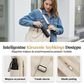 🛍️✨ Duża damska torba typu tote z nylonu – wodoodporna, pojemna, z trzema sposobami noszenia, idealna na każdą wycieczkę i na co dzień👜