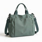 🛍️✨ Duża damska torba typu tote z nylonu – wodoodporna, pojemna, z trzema sposobami noszenia, idealna na każdą wycieczkę i na co dzień👜