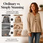 🧵✨ Męski miękki sweter z dzianiny o fakturze i dekolcie w kształcie litery V – wygodny, można go zwinąć w rulon, 7 kolorów, rozmiary S–2XL☁️