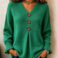 🧵✨ Męski miękki sweter z dzianiny o fakturze i dekolcie w kształcie litery V – wygodny, można go zwinąć w rulon, 7 kolorów, rozmiary S–2XL☁️