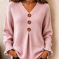 🧵✨ Męski miękki sweter z dzianiny o fakturze i dekolcie w kształcie litery V – wygodny, można go zwinąć w rulon, 7 kolorów, rozmiary S–2XL☁️