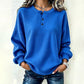 ✨🍂 Damska luźna bluza z dzianiny waflowej – miękka, oddychająca, 9 kolorów, rozmiary S–4XL
