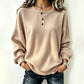 ✨🍂 Damska luźna bluza z dzianiny waflowej – miękka, oddychająca, 9 kolorów, rozmiary S–4XL