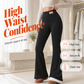 ❄️👖 Damskie legginsy z rozszerzanymi nogawkami i pluszową podszewką – wysoki stan, ciepłe, podkreślające sylwetkę, rozmiary S–L😍