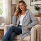 🌈🧥 Długa damska bluza z kapturem i zamkiem – luźny krój, 9 kolorów, rozmiary S–5XL