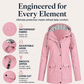 🧥 Női, vízálló, kapucnis outdoor kabát – 6 színben, S–4XL🌧️😍