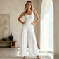 Női alkalmi magas derekú, széles szárú nadrágok