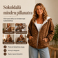 🐆🔥Női leopárdmintás cipzáros pulóver☁️